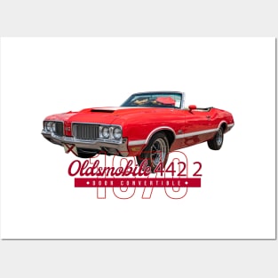 1970 Oldsmobile 442 2 Door Convertible Posters and Art